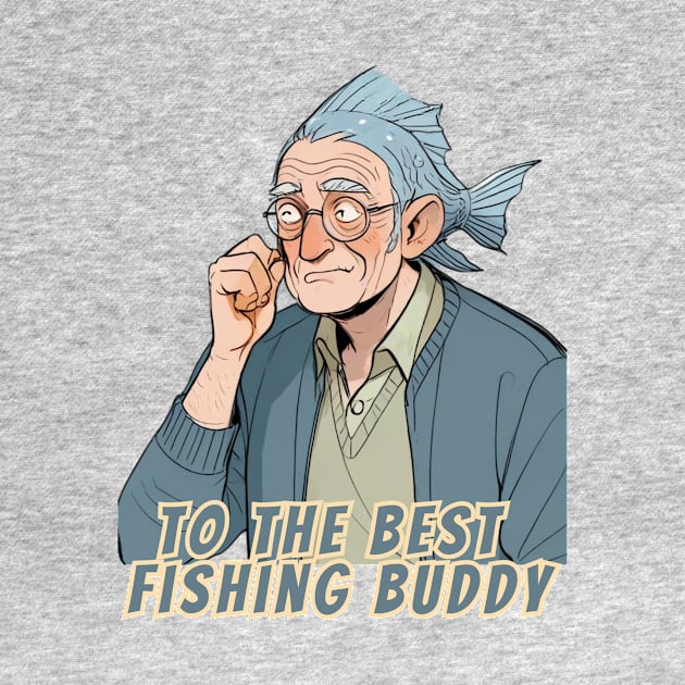 fathers day, To the best fishing buddy / Love you, Dad! / happy father's day gift by benzshope